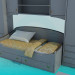 3d модель Гарнитур в спальную комнату – превью