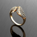 3d Ring Petals model buy - render