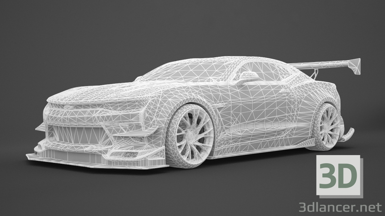 3D Chevrolet Camaro modeli satın - render