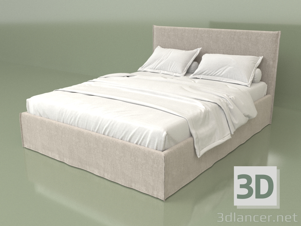 3d model Whisper bed 2000x1800 - preview
