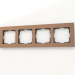 3d model Frame for 4 posts (brown aluminium) - preview