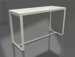 Bar table 180 (White polyethylene, Cement gray)