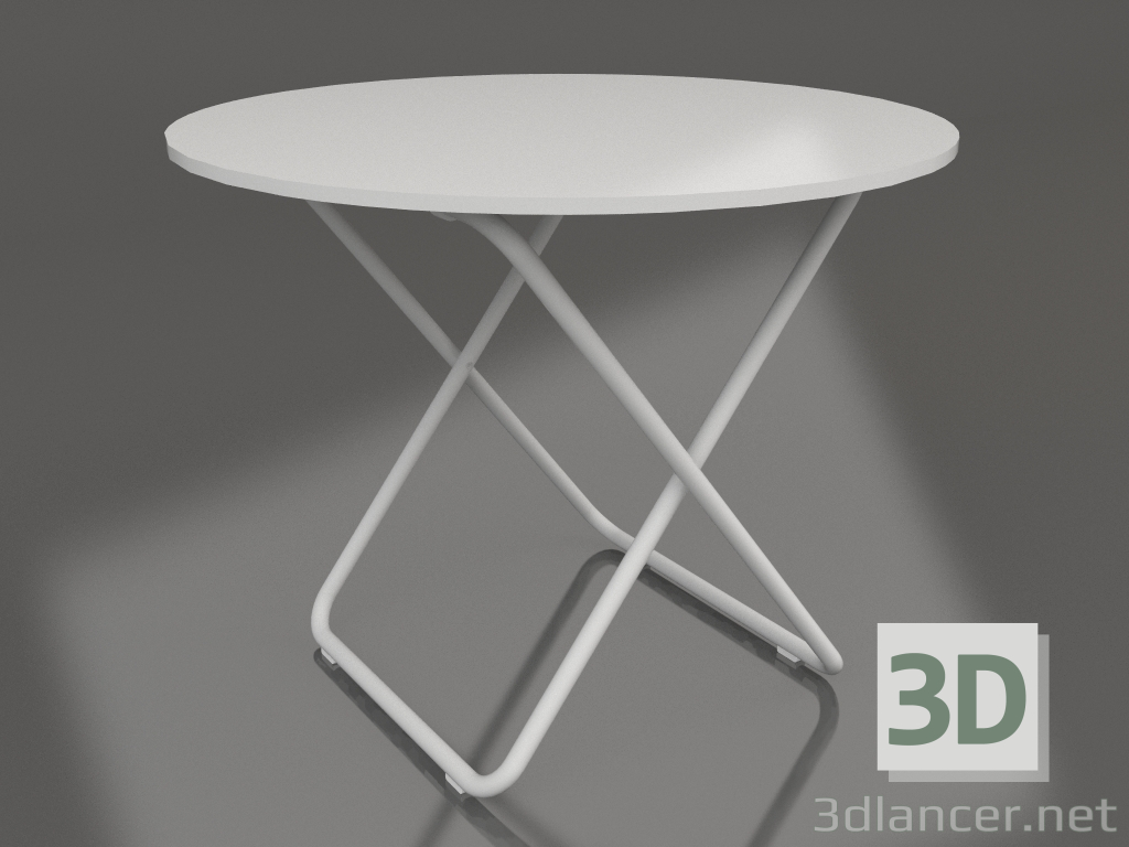 modello 3D Tavolo da pranzo (Grigio) - anteprima