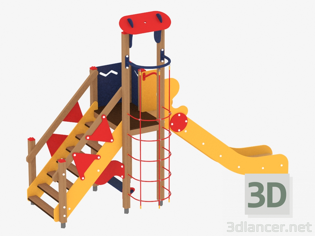 3d model Children's play complex (1115) - preview