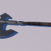 3d Medieval ax Low-poly 3D model model buy - render