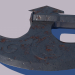 modello 3D di Ascia medievale Modello 3D low-poly comprare - rendering