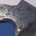 3D Ortaçağ baltası Düşük Poli 3D modeli modeli satın - render