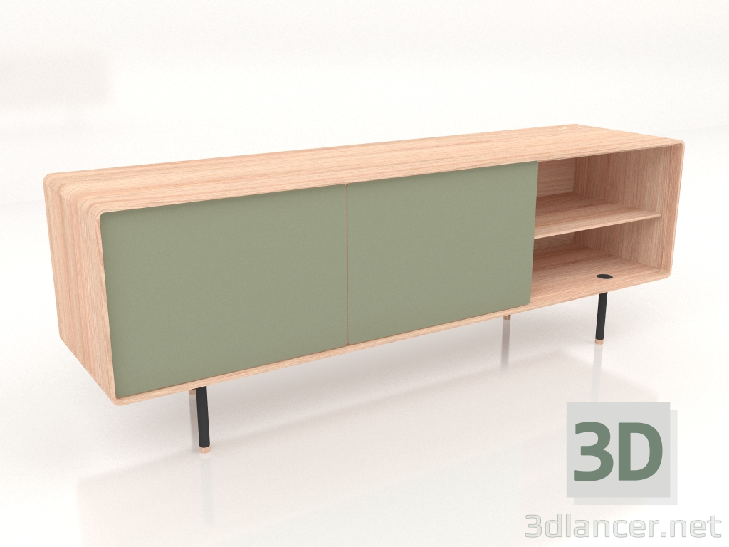 3d model Buffet Fina 180 (Olive) - preview