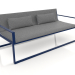 3D modeli 2'li kanepe (Gece mavisi) - önizleme