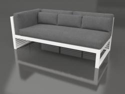 Modular sofa, section 1 left (White)