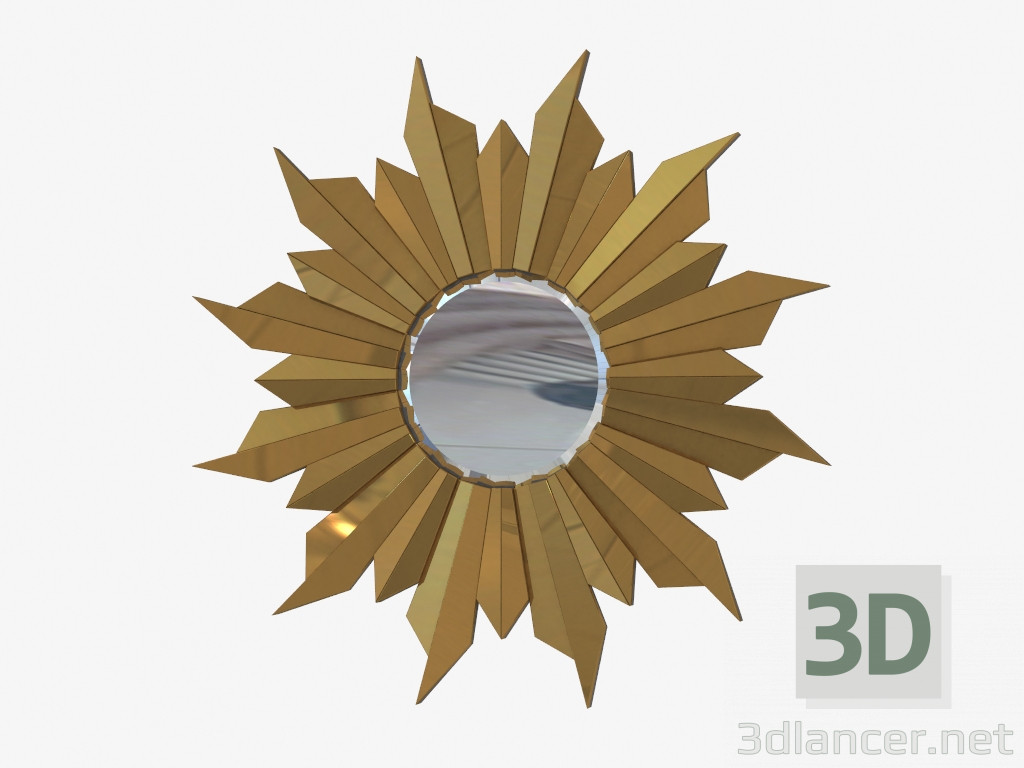 modello 3D Specchio sul muro (RJG0679-B) - anteprima
