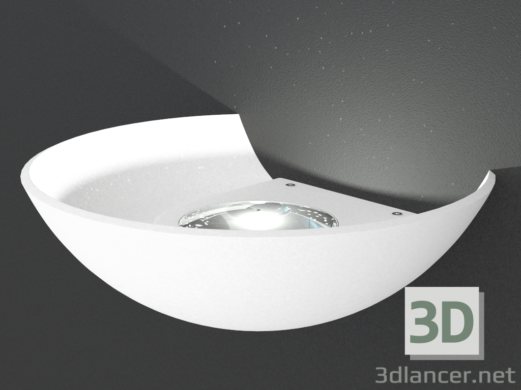 3d model Surface-mounted wall-mounted LED light (DL18430 11WW-White) - preview