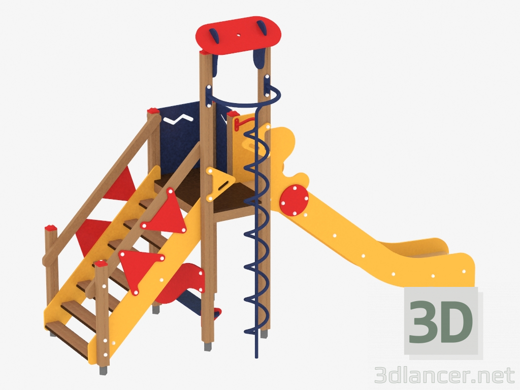 3 डी मॉडल बच्चों का खेल परिसर (1116) - पूर्वावलोकन