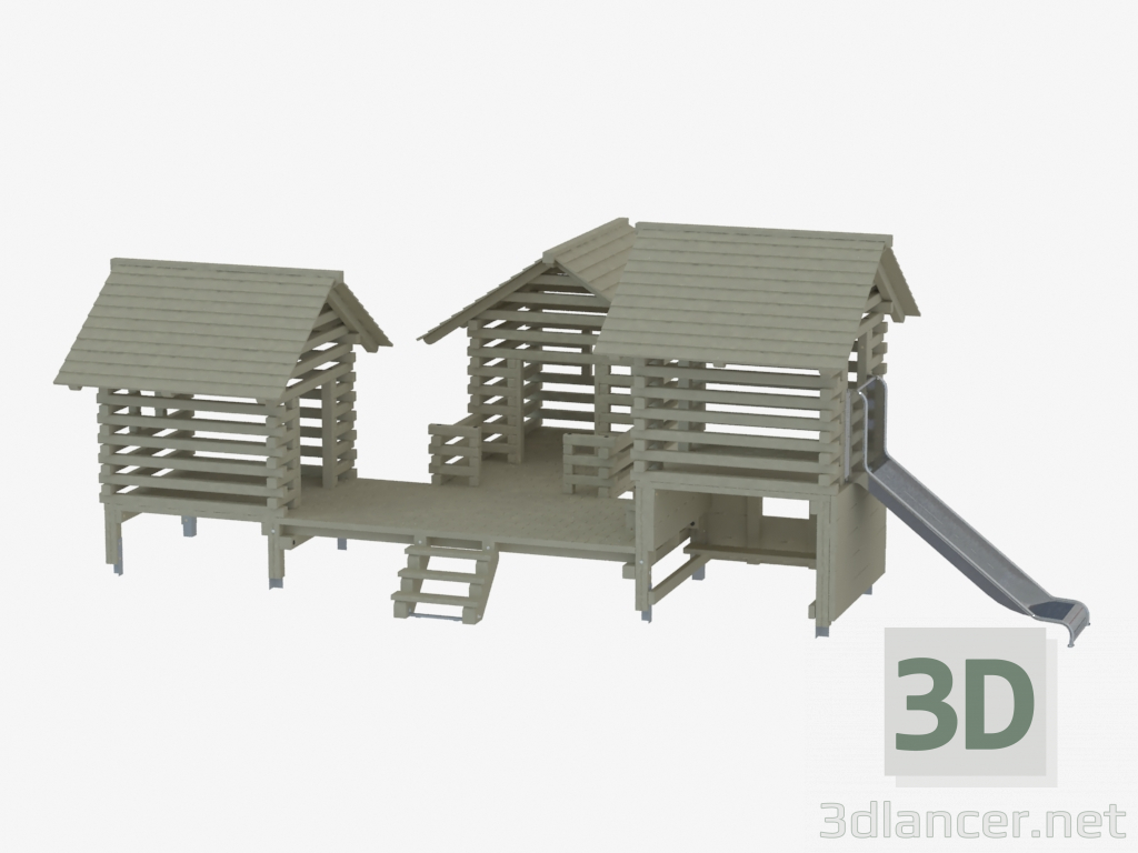 3D modeli Çocuk oyun kompleksi (SL1301) - önizleme
