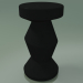 modèle 3D Table d'appoint, tabouret InOut (49, gris anthracite en céramique) - preview