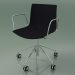 3d model Chair 0294 (5 wheels, with armrests, without upholstery, polypropylene PO00109) - preview