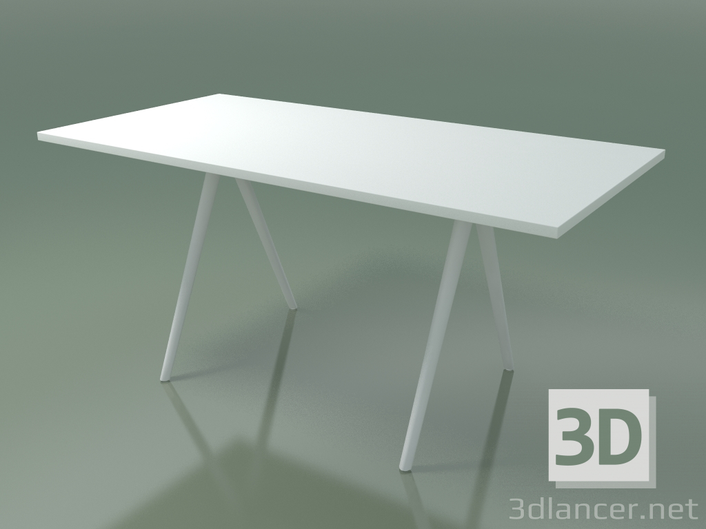 3D modeli Dikdörtgen masa 5402 (H 74 - 79x159 cm, melamin N01, V12) - önizleme