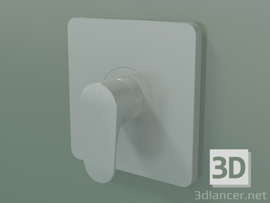 3D modeli Ankastre montaj için tek kollu duş bataryası (34625800) - önizleme