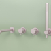 3d model Wall-mounted mixer with wall-mounted shower (13 69, OR) - preview