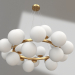 3d model Sida chandelier bronze, square base (07508-20A,20) - preview