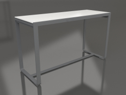 Барний стіл 180 (White polyethylene, Anthracite)
