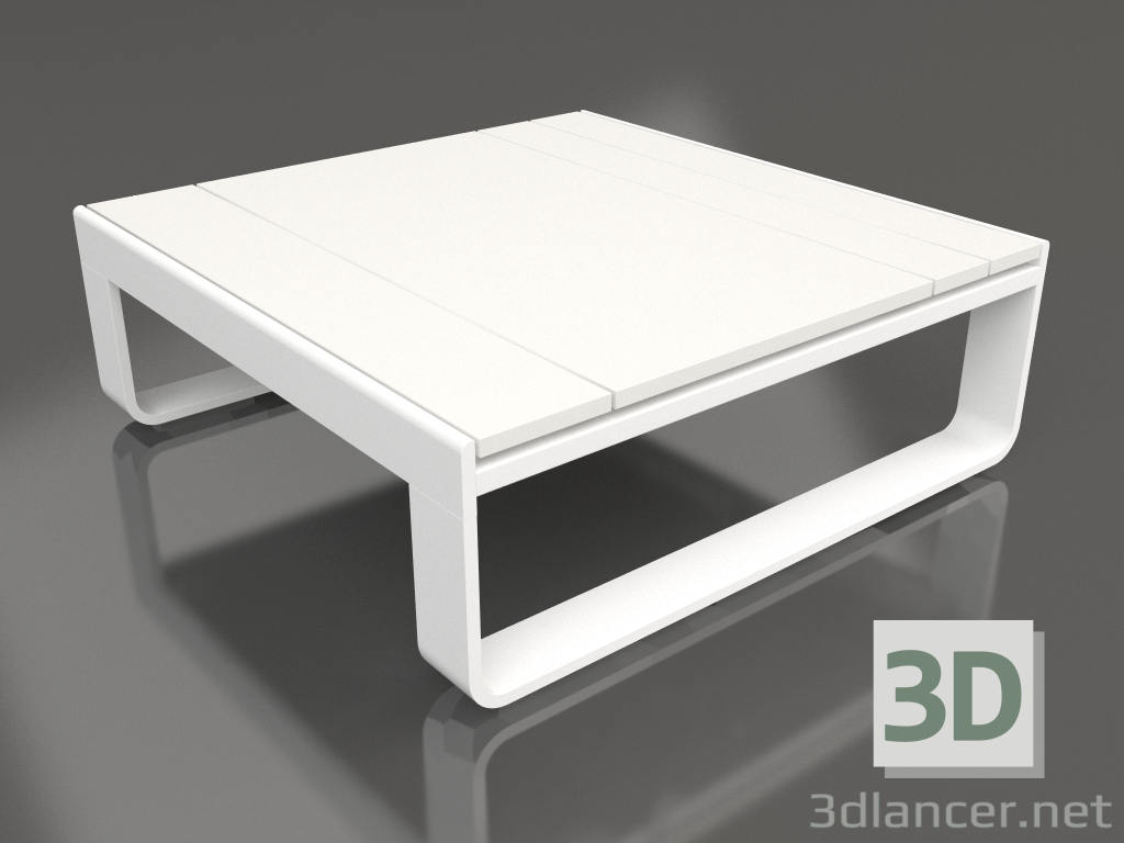modello 3D Tavolino 70 (DEKTON Zenith, Bianco) - anteprima