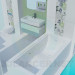 3d model cuarto de baño - vista previa