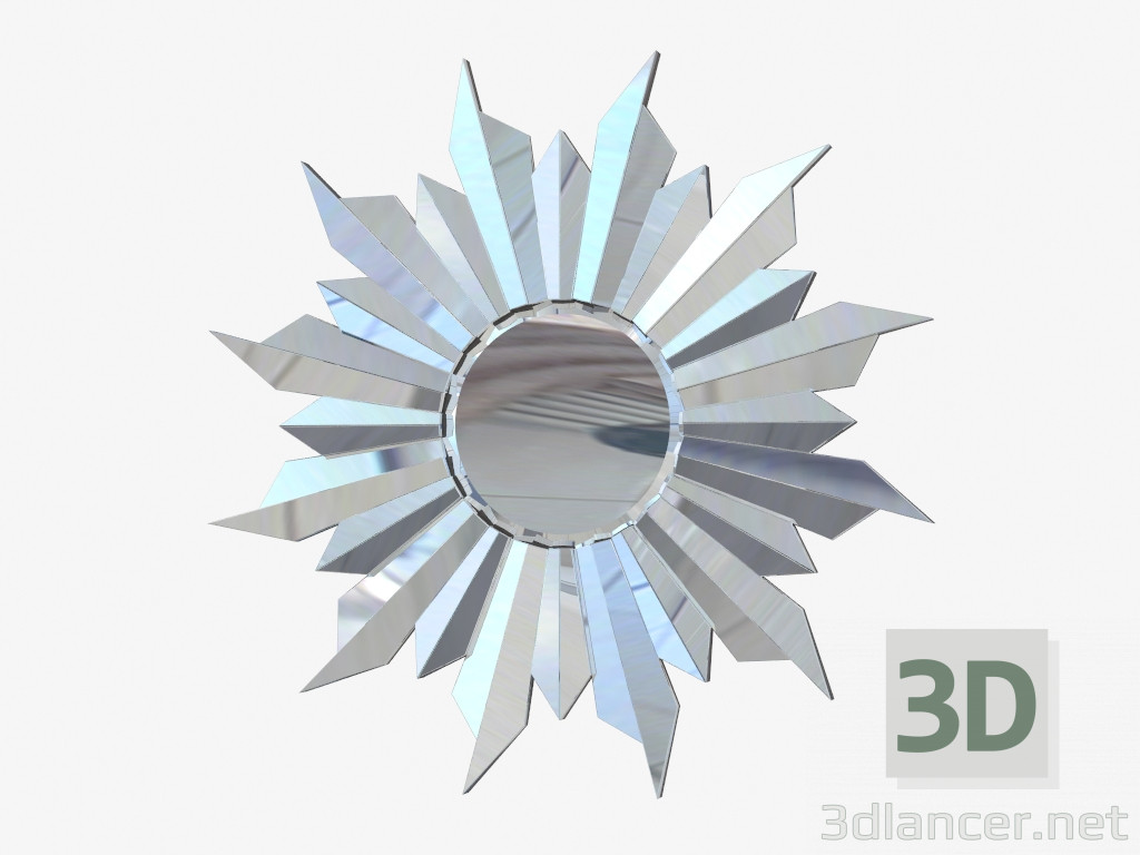 modello 3D Specchio sul muro (RJG0679) - anteprima