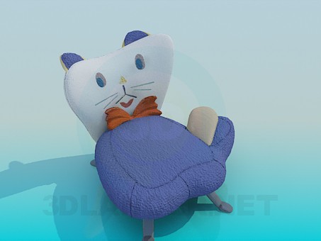 modèle 3D Chaire de la pépinière - Cat - preview