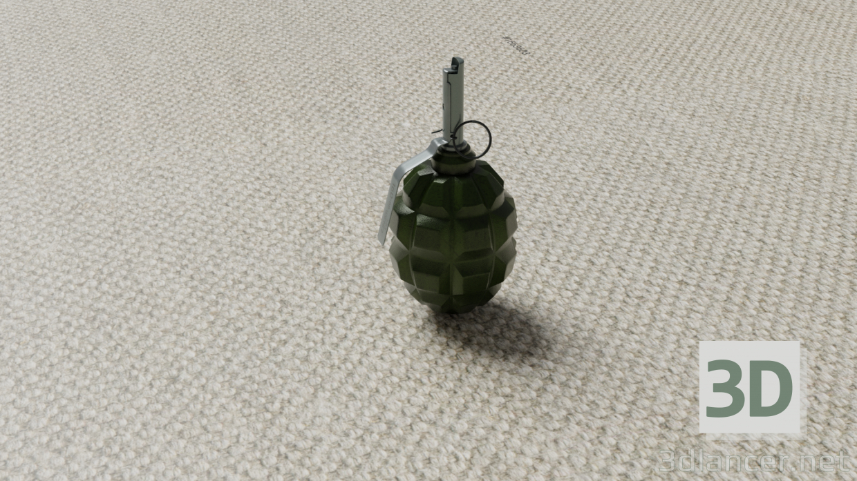 modèle 3D de Grenade F-1. Grenade F-1 acheter - rendu