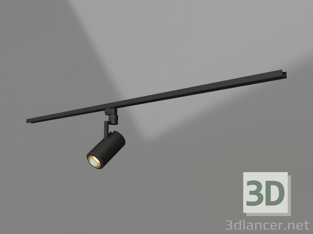 modello 3D Lampada LGD-ZEUS-2TR-R88-20W Warm3000 (BK, 20-60 gradi, 230V) - anteprima