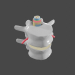 3d Lumbar spine model buy - render