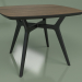 modèle 3D Table à manger Lars Noyer (noir, 1000x1000) - preview