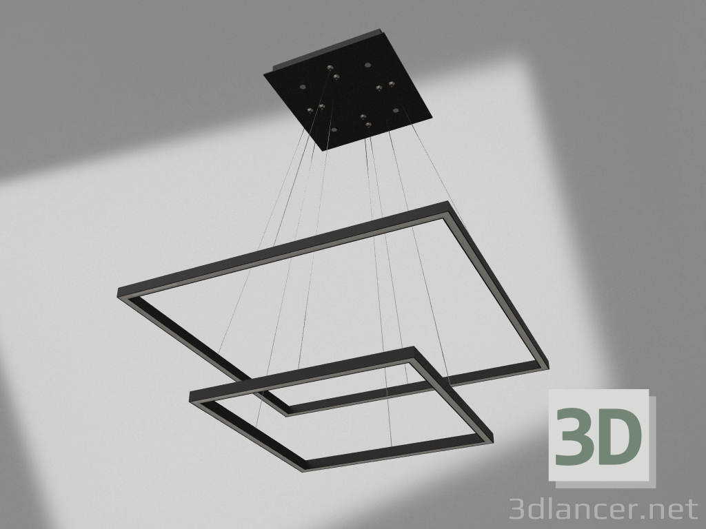 modello 3D Appendiabiti Altis nero w60+40 (08227.19) - anteprima