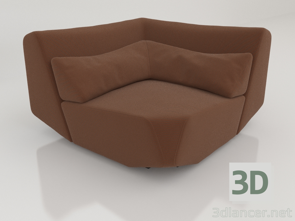 modèle 3D Canapé module M d'angle - preview