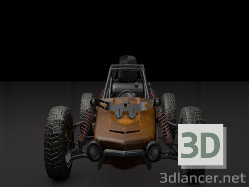 3D modeli PUBG: buggy - önizleme