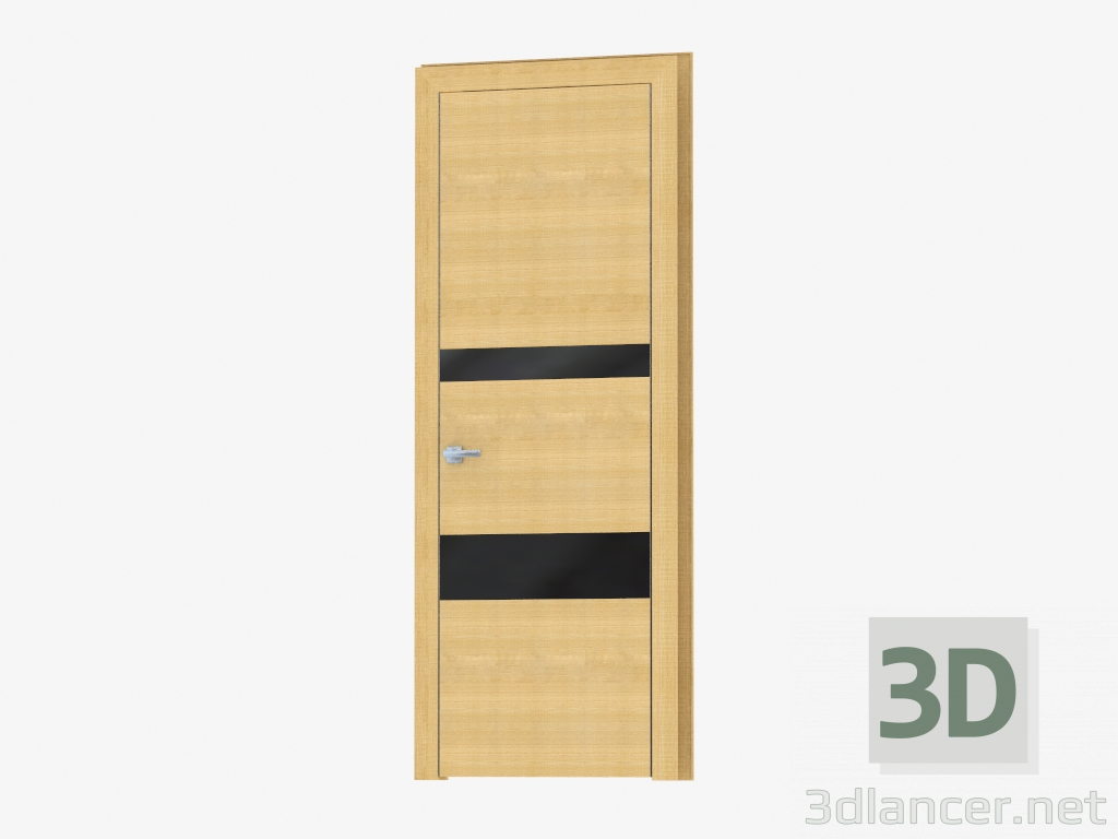 3d model Puerta de interroom (40.31 negro) - vista previa