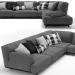 modello 3D di divano Tribeca di Poliform comprare - rendering