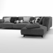 3D sofa Tribeca Poliform tarafından modeli satın - render