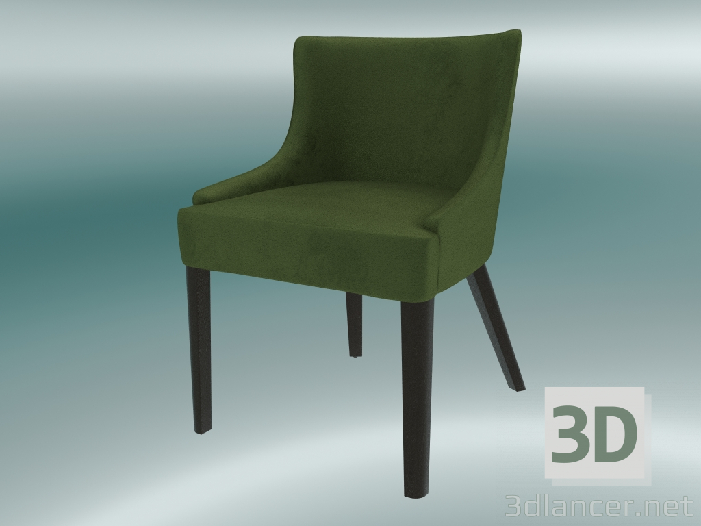 modèle 3D Demi-chaise Elias (vert) - preview