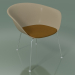 3d model Lounge chair 4222 (4 legs, with seat cushion, PP0004) - preview