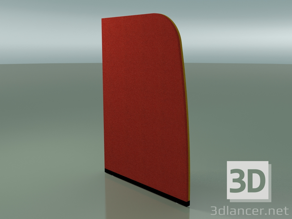 3D Modell Platte mit gebogenem Profil 6403 (132,5 x 94,5 cm, zweifarbig) - Vorschau
