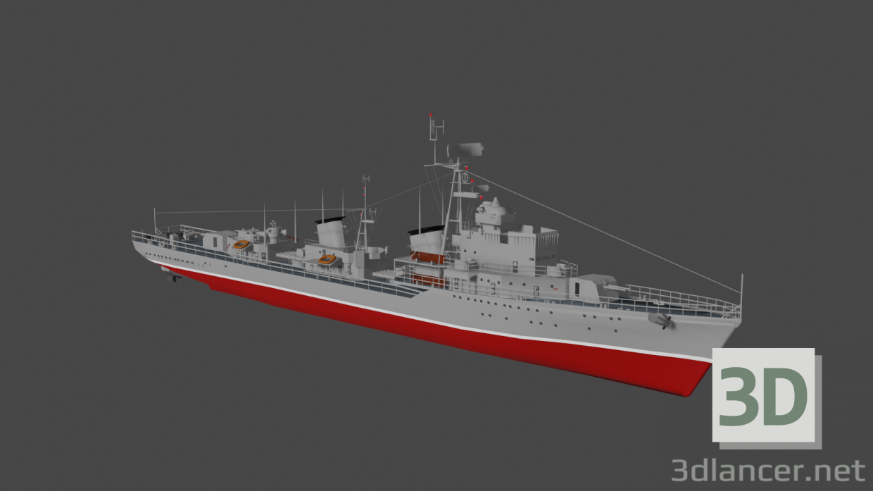 3d Destroyer model buy - render