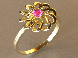 3D-Modell "Verlobungsring"