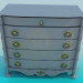 3d model Cupboard with drawers - preview