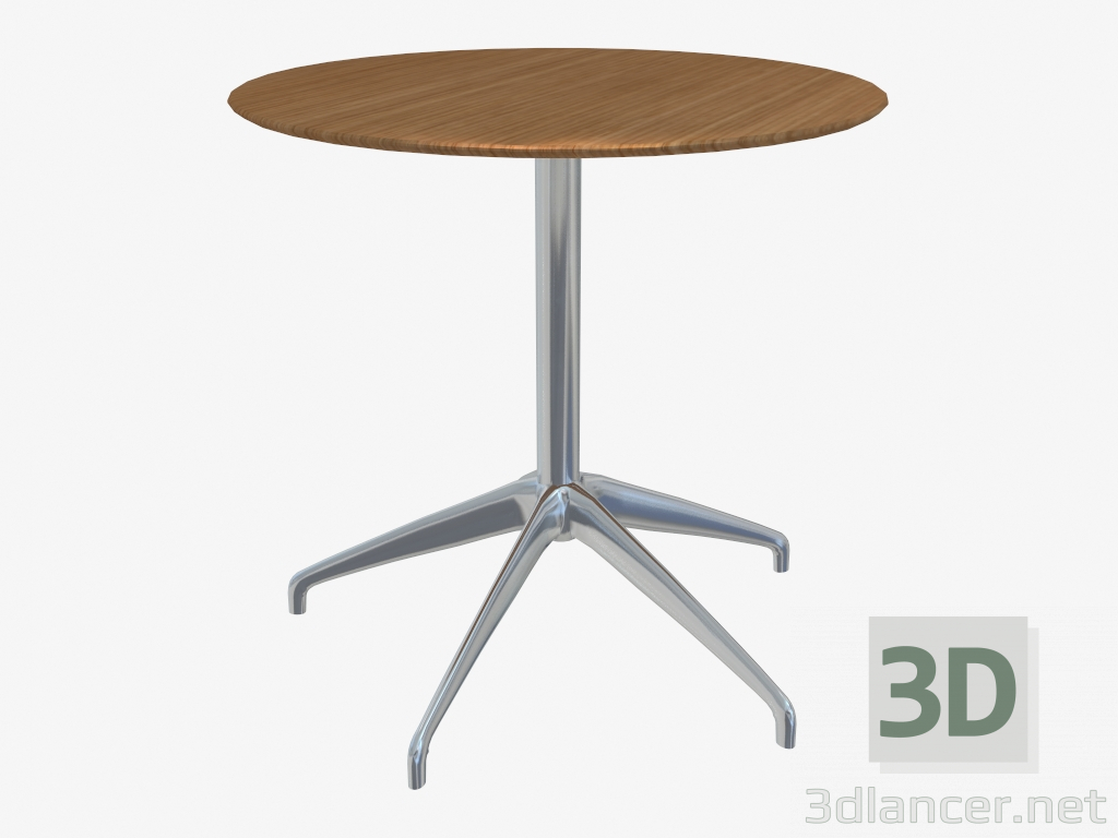 3d model Coffee table (oak 60x55) - preview