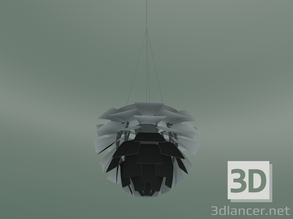 3D Modell Pendelleuchte PH Artischocke (20720, LED 3K90, BLK JP) - Vorschau