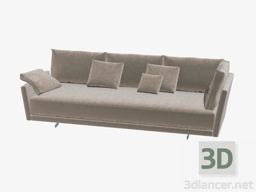 modèle 3D Canapé triple (Ref 477 28) - preview