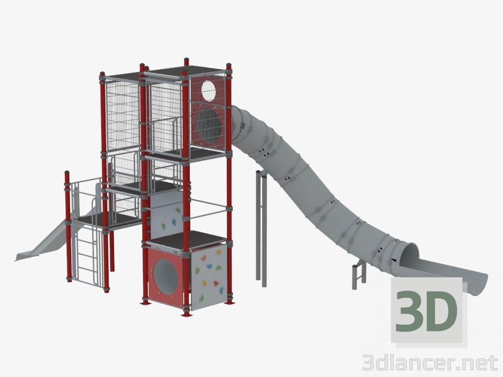 modèle 3D Complexe de jeux pour enfants (SL2301) - preview
