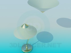 Una lampada da tavolo e lampada set
